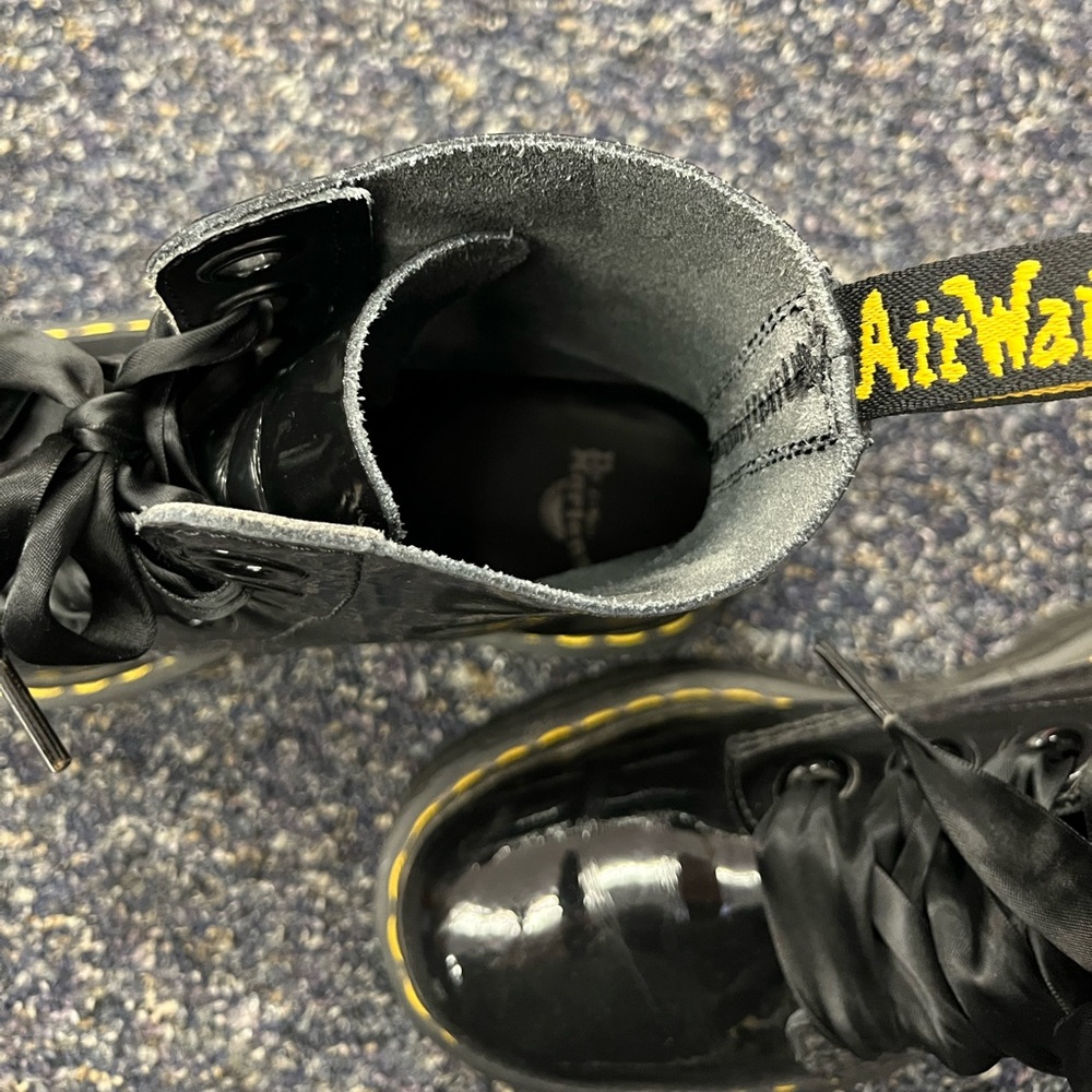 Dr. Martens Black Platform Boots - Picture 6 of 7
